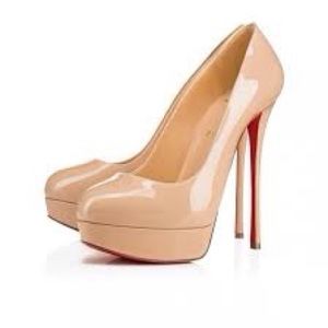 Size 38  christian louboutin heels, 8/10 condition